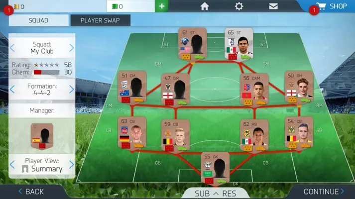 FIFA 16 Ultimate Team android App screenshot 1